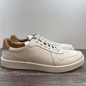 Nisolo Women's 11 Bria Go To Court Sneakers White Leather Lace Up New Defect